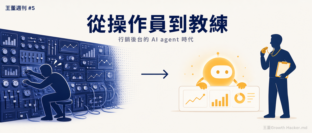 王董週刊 #5｜Google、Shopify 同週上線 AI agent：行銷人從操作員變教練