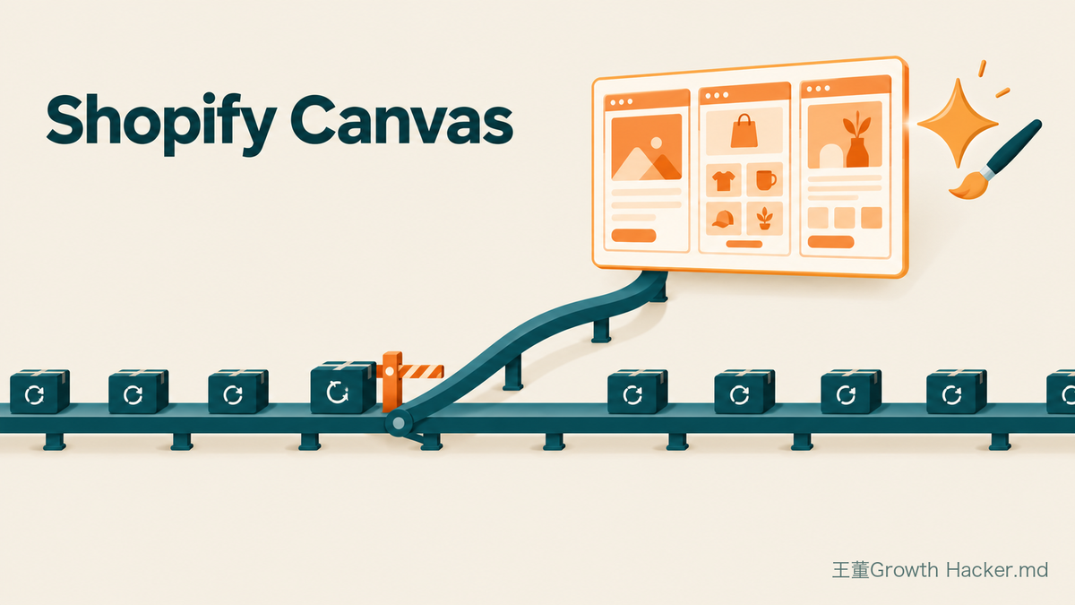 Shopify Canvas 是什麼？AI 二十分鐘做出客製店，但改過的佈景主題從此收不到更新