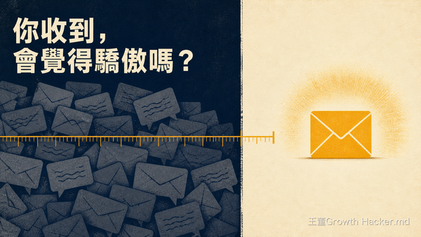 陌生開發信怎麼寫才不像 AI 垃圾？一把比範本更有用的尺